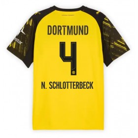 Borussia Dortmund Nico Schlotterbeck #4 Hemmakläder 2025-26 Kortärmad